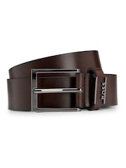 BOSS Brown Cole Logo Belt - Image 2 of 3