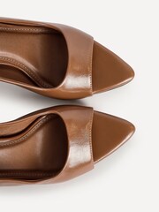 Linzi Brown Tokyo Slingback Peep Toe Heeled Sandals - Image 5 of 5