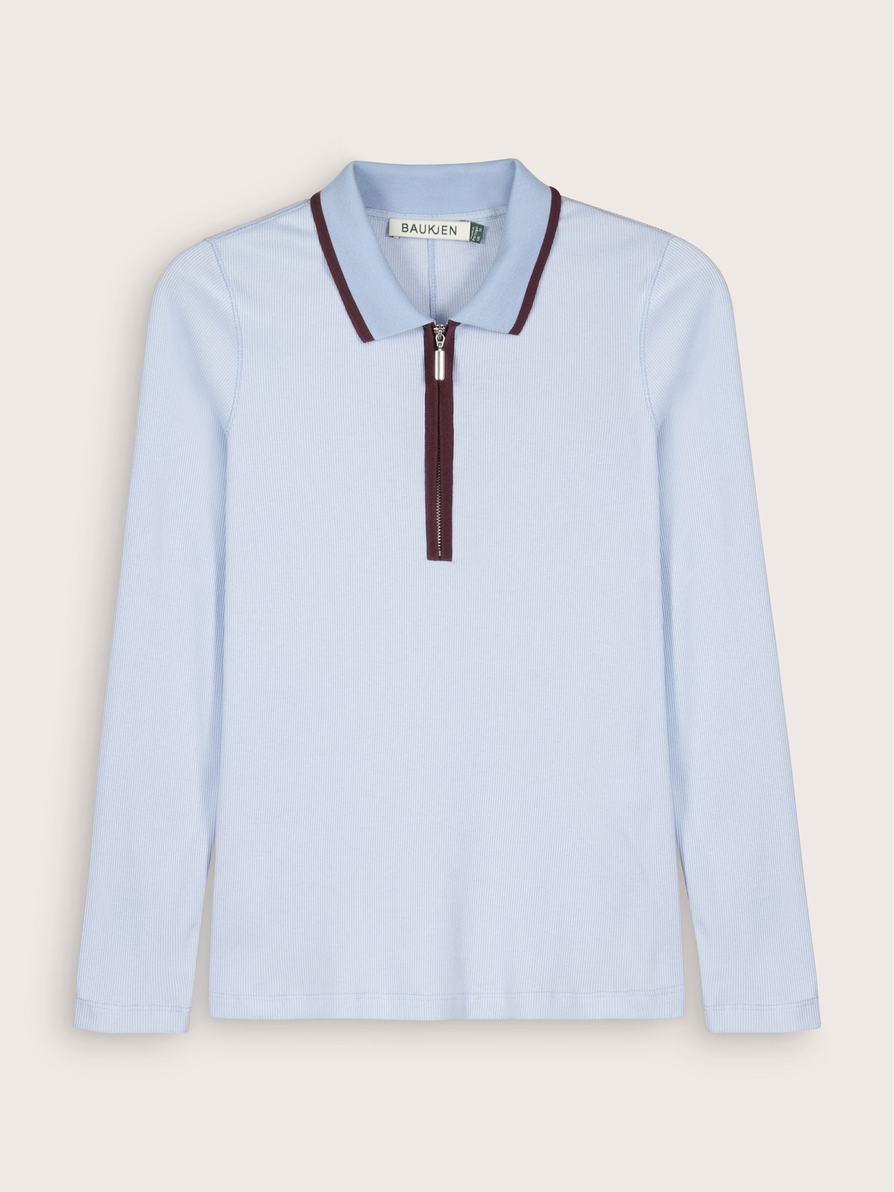Buy Baukjen Joely Rib Zip Collar Top from Next Brazil