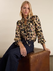 Baukjen Black Eve Printed Blouse - Image 1 of 5