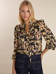 Baukjen Black Eve Printed Blouse - Image 3 of 5