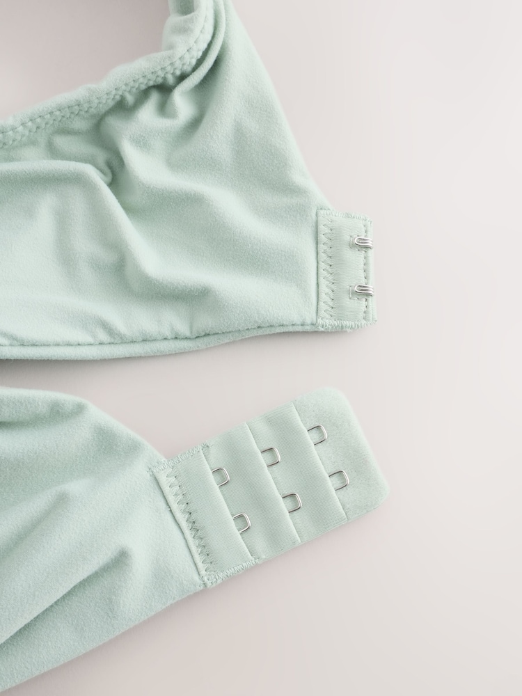 Light Green Padded Non Wire Ultimate Comfort Lounge Bra - Image 3 of 3 Light Green Padded Non Wire Ultimate Comfort Lounge Bra - Image 3 of 3