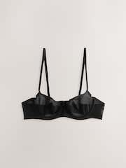 Black/Pink Non Pad Balcony Invisible Bonded Mesh 2 Pack Bra - Image 6 of 9