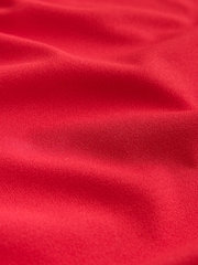 Red Asymmetric Sleeveless Drape Top - Image 8 of 8