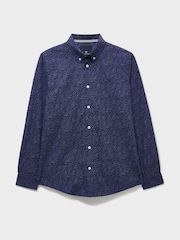 Crew Clothing Blue Cotton Shirt - Image 4 of 4