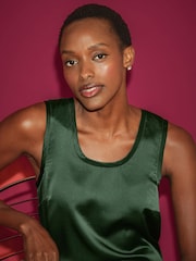 Pure Collection Silk Front Jersey Vest - Image 3 of 3