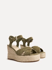 Linzi Green Noa Crossover Platform Wedge Sandals - Image 3 of 5