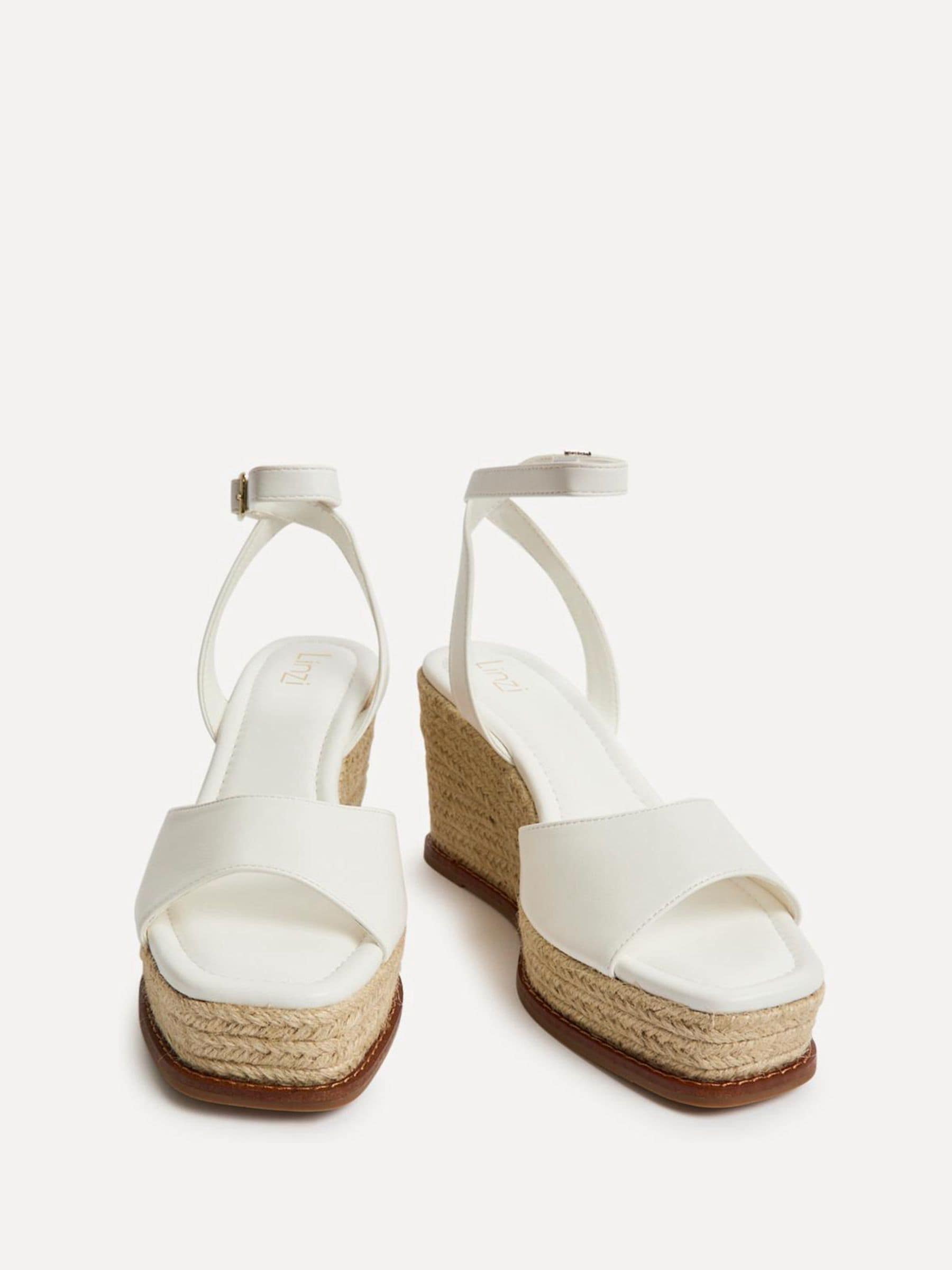 Buy Linzi White Scene Espadrille Platform Wedge Sandals from Next USA