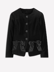 Boden Black Hampstead Velvet Blazer - Image 2 of 2