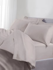 The Linen Consultancy Silver TLC 5 Star Hotel Concept 500TC Cotton Sateen Oxfor Pillowcase - Image 2 of 3