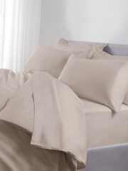 The Linen Consultancy TLC 5 Star Hotel Concept 500TC Cotton Sateen Fitte Sheet - صورة 1 من 3