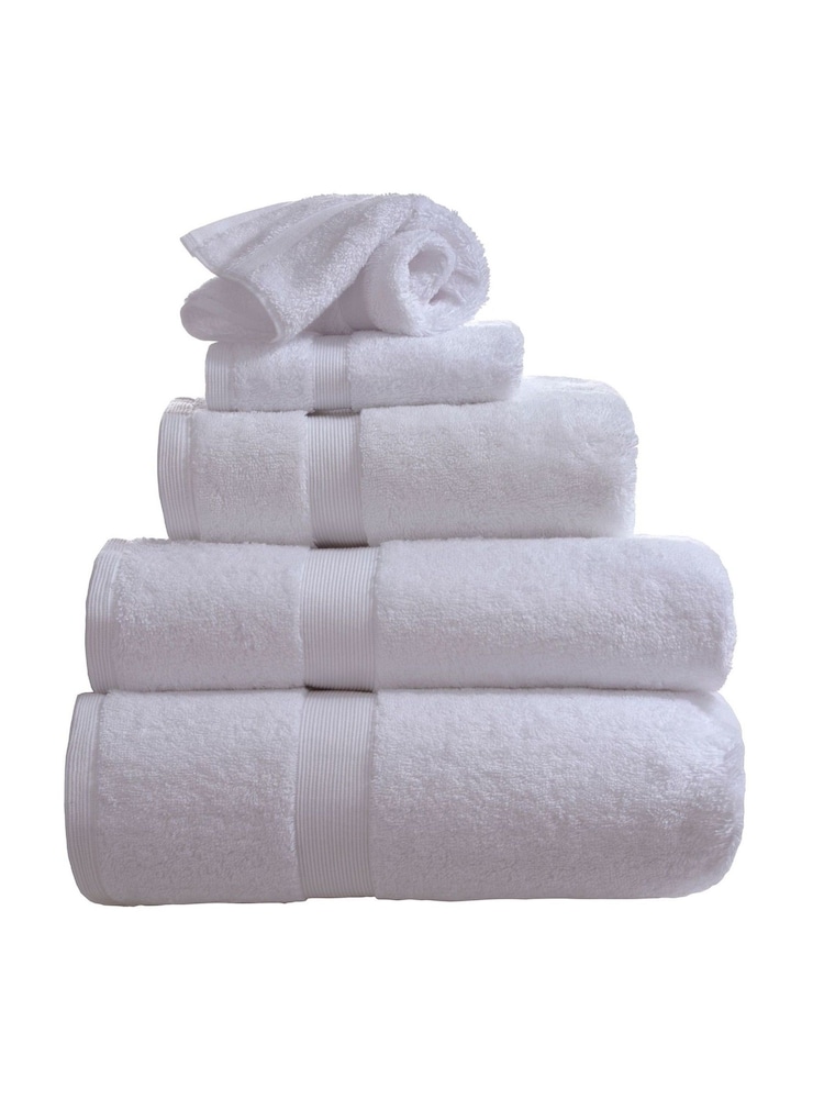The Linen Consultancy White TLC 5 Star Hotel Concept 100% Cotton White Towel - Image 1 of 2 The Linen Consultancy White TLC 5 Star Hotel Concept 100% Cotton White Towel - Image 1 of 2