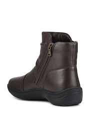 Pavers Brown Wide Fit Leather Ankle Boots - Image 3 of 5