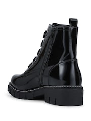 Pavers Black Wide-Fit Chunky Ankle Boots - Image 3 of 3