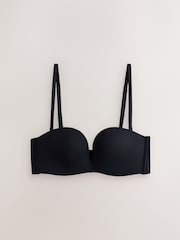 Black Push Up Non-Wire Strapless & Multiway Bra - Image 1 of 3