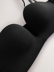 Black Push Up Non-Wire Strapless & Multiway Bra - Image 2 of 3