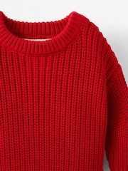 Cotton On Red Connor Crew Neck Jumper - Image 3 of 3