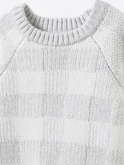 Cotton On White Raglan Knit Jumper - Image 3 of 3