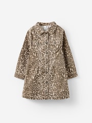 Cotton On Animal Sasha Long Sleeve Denim Shirt Dress - Image 1 of 3
