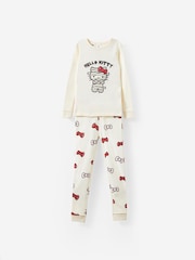 أبيض - Cotton On Jesse Long Sleeve Pyjamas Set - صورة 1 من 3
