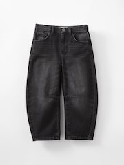 črna - Unisex kavbojke iz denima s širokimi hlačnicami Cotton On - Slika 1 iz 3