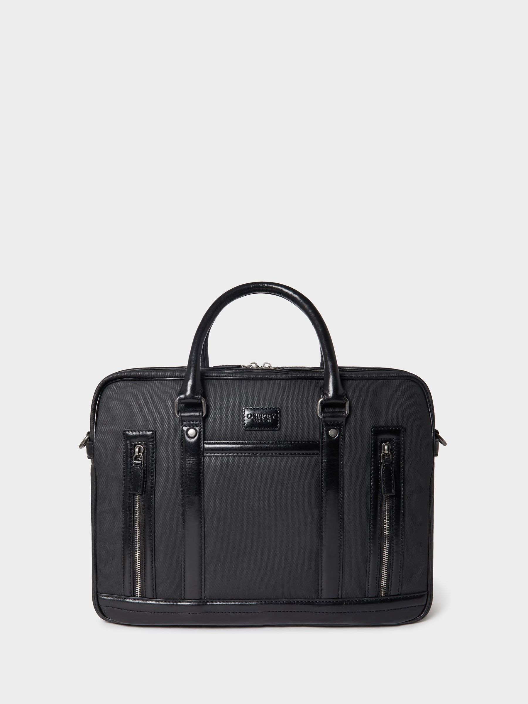 Buy Osprey London Black The Frontline Waxed Canvas & Leather