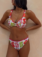 Never Fully Dressed Fruit Whipstitch High Leg Bikini Breifs - Image 1 of 4