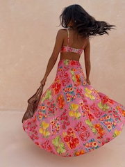 Never Fully Dressed Lurex Shirred Skirt - 5의 이미지 4