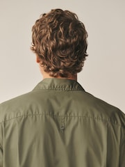 Green Regular Fit Cotton Long Sleeve Archive Collection Shirt - Image 4 of 8