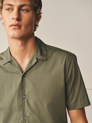 Green Regular Fit Cotton Long Sleeve Archive Collection Shirt - Image 5 of 8