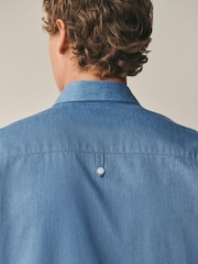 Denim azul - Cotton Long Sleeve Archive Collection Shirt - Imagen 4 de 9
