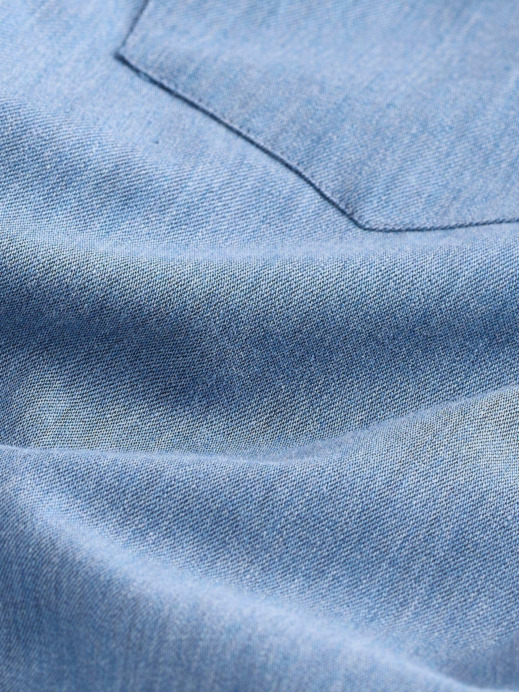 Buy Denim Blue Regular Fit Cotton Long Sleeve Archive Collection