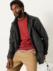 FatFace Rye Red Crew Neck Knitted Jumper - Image 4 of 6