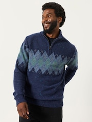 FatFace Quarter Zip Knitted Jumper - Bild 1 von 4