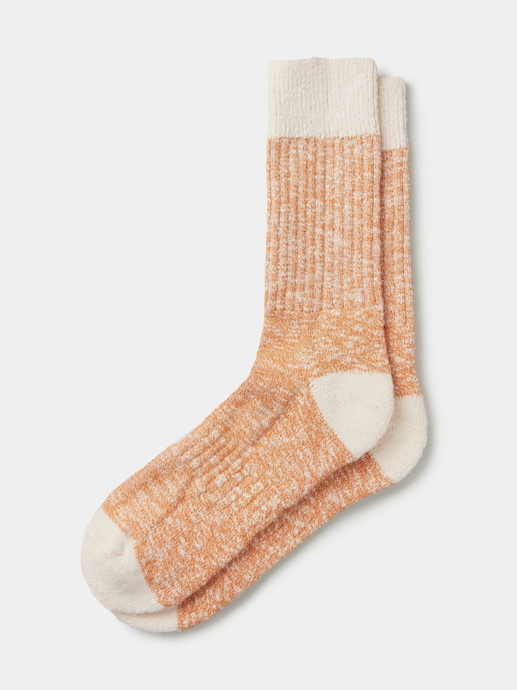 Aubin Orange Dale Twist Socks - Image 1 de 1
