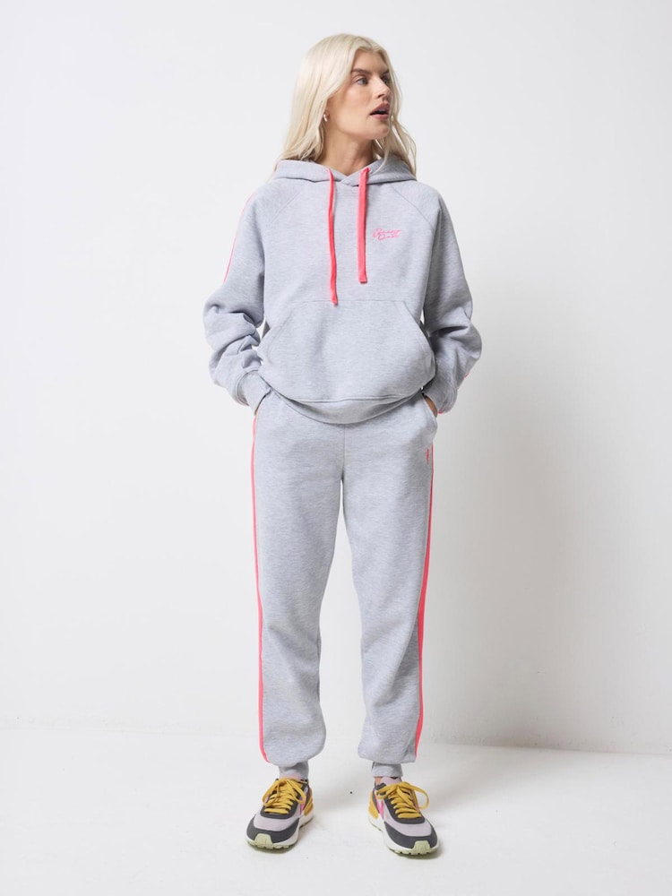 SCAMP & DUDE Grey Joggers Light with Colourblock - Image 1 of 5 SCAMP & DUDE Grey Joggers Light with Colourblock - Image 1 of 5