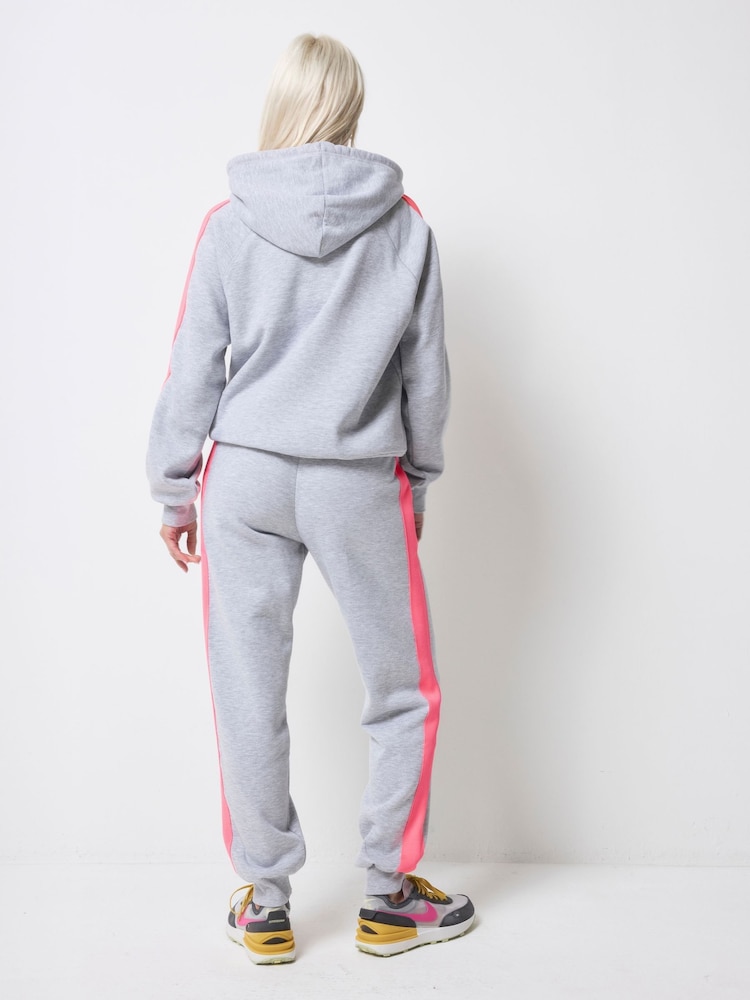 SCAMP & DUDE Grey Joggers Light with Colourblock - Image 2 of 5 SCAMP & DUDE Grey Joggers Light with Colourblock - Image 2 of 5