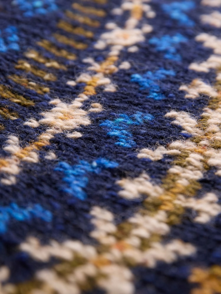 Celtic & Co. Blue Nordic Yoke Fair Isle Jumper - Image 10 of 10