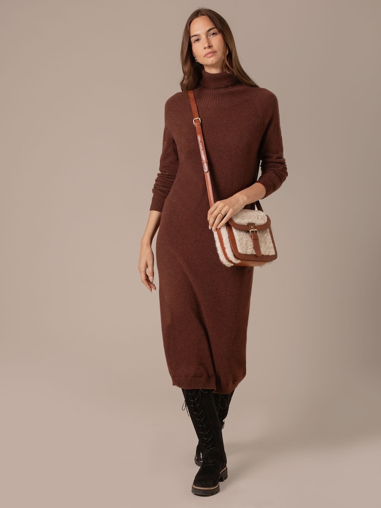 Celtic & Co. Orange Supersoft Midi Roll Neck Dress - Imagen 1 de 5 Celtic & Co. Orange Supersoft Midi Roll Neck Dress - Imagen 1 de 5