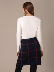 Celtic & Co. Blue Check Skirt - Image 2 of 5