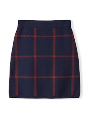 Celtic & Co. Blue Check Skirt - Image 4 of 5