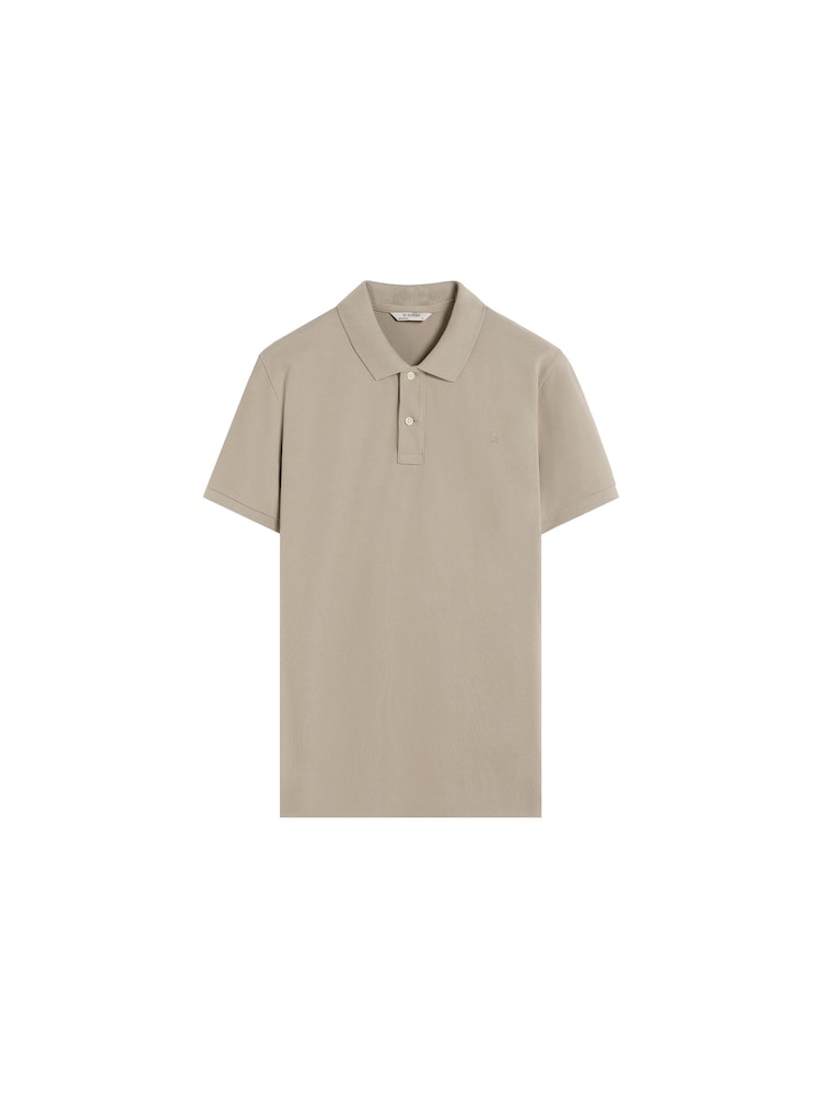 Scalpers Brown Basic Skull Polo Shirt - Image 5 of 5 Scalpers Brown Basic Skull Polo Shirt - Image 5 of 5