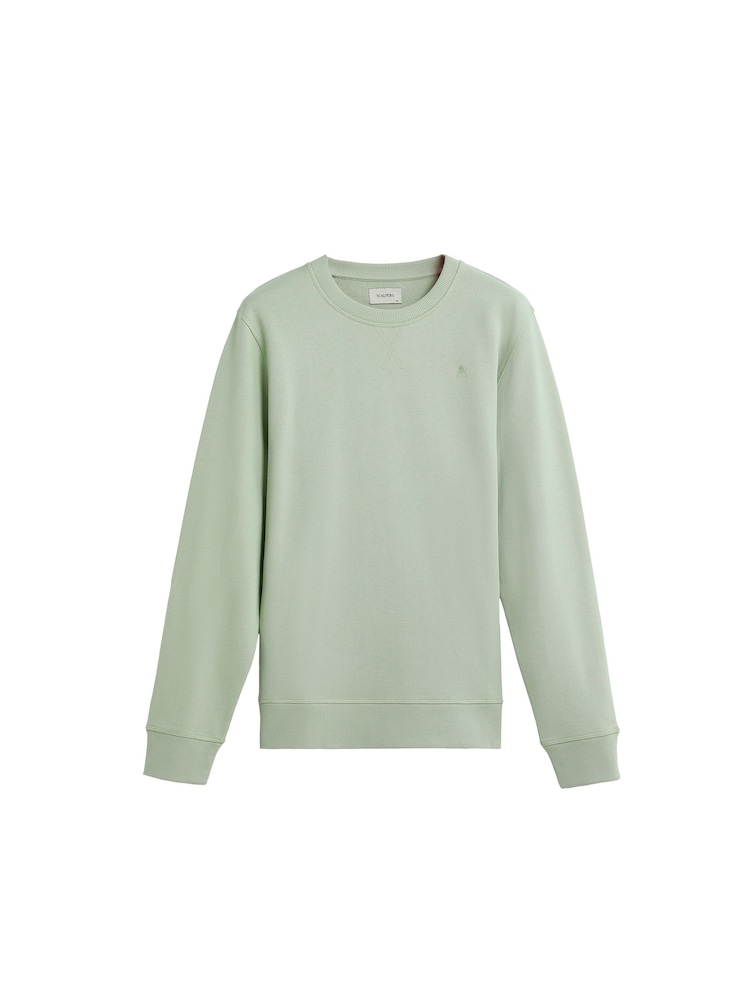 Scalpers Light Green Embroidered Skull Sweatshirt - Image 5 of 5 Scalpers Light Green Embroidered Skull Sweatshirt - Image 5 of 5