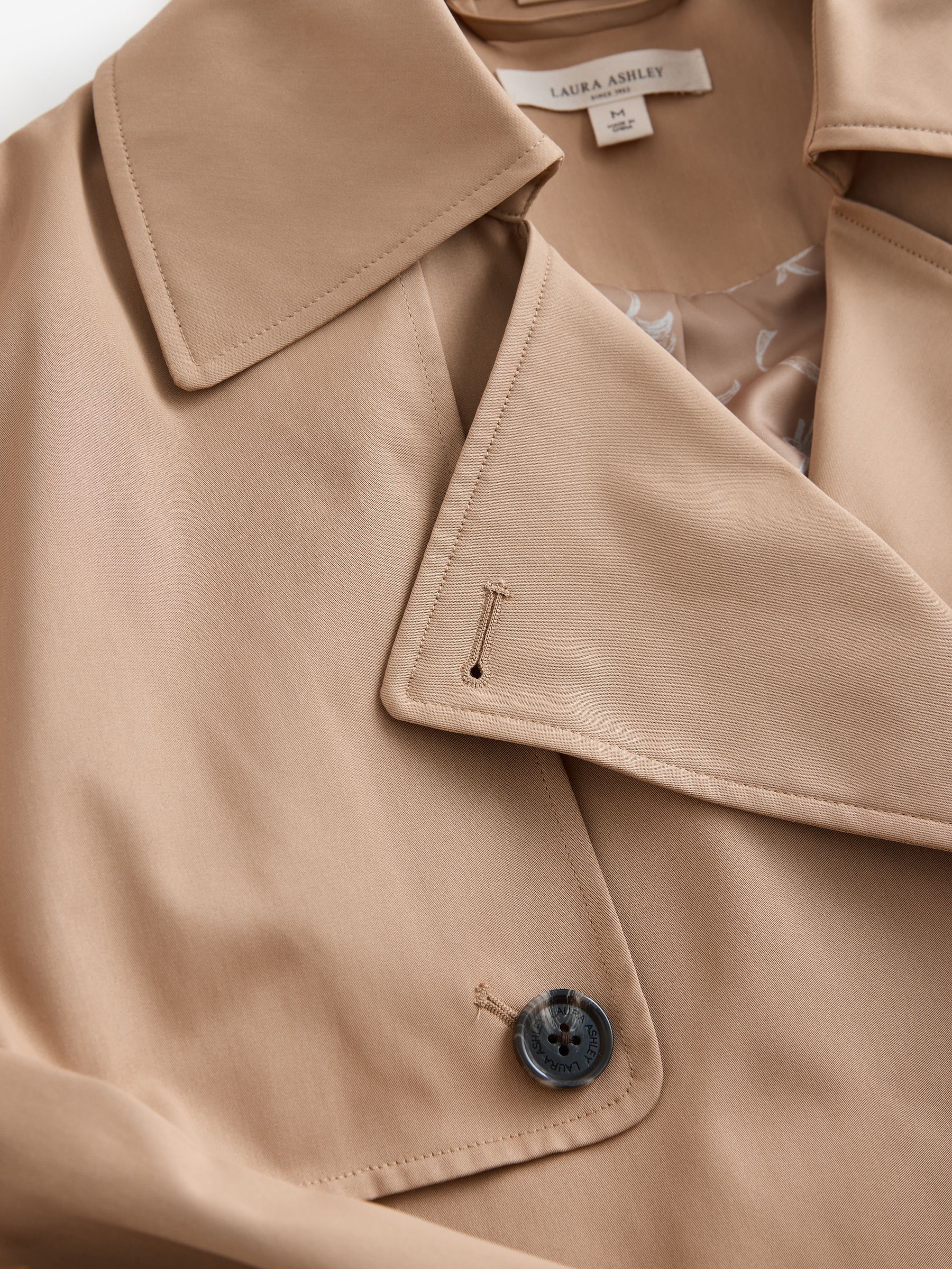 Buy Laura Ashley Beige Oversized Fit Belted Trench Coat from Next