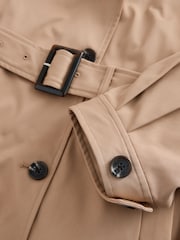 Laura Ashley Beige Oversized Fit Belted Trench Coat - Image 9 of 10