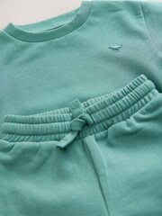 Green Logo Sweatshirt And Joggers Set (3mths-7yrs) - Image 4 of 5