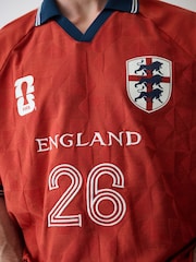 Red England Fifa Football Polo Shirt - Image 6 of 9