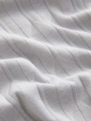 Gris - Jacquard Textured Modal Polo Shirt - Imagen 6 de 7