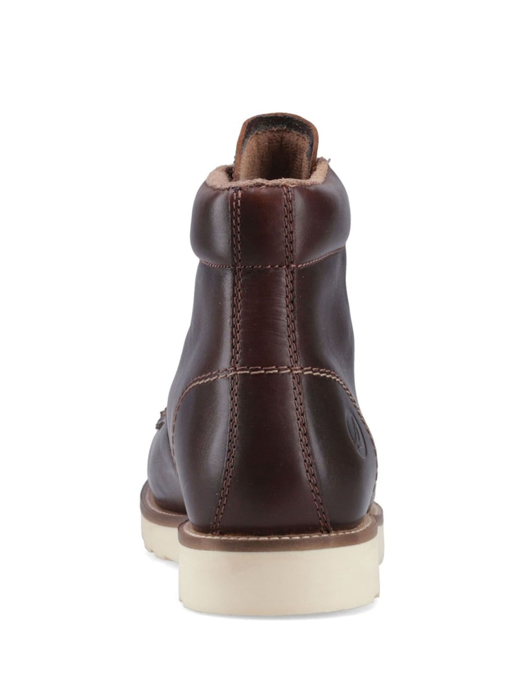 Sperry Tan Brown Boston Moc Toe Boots - Image 4 of 4