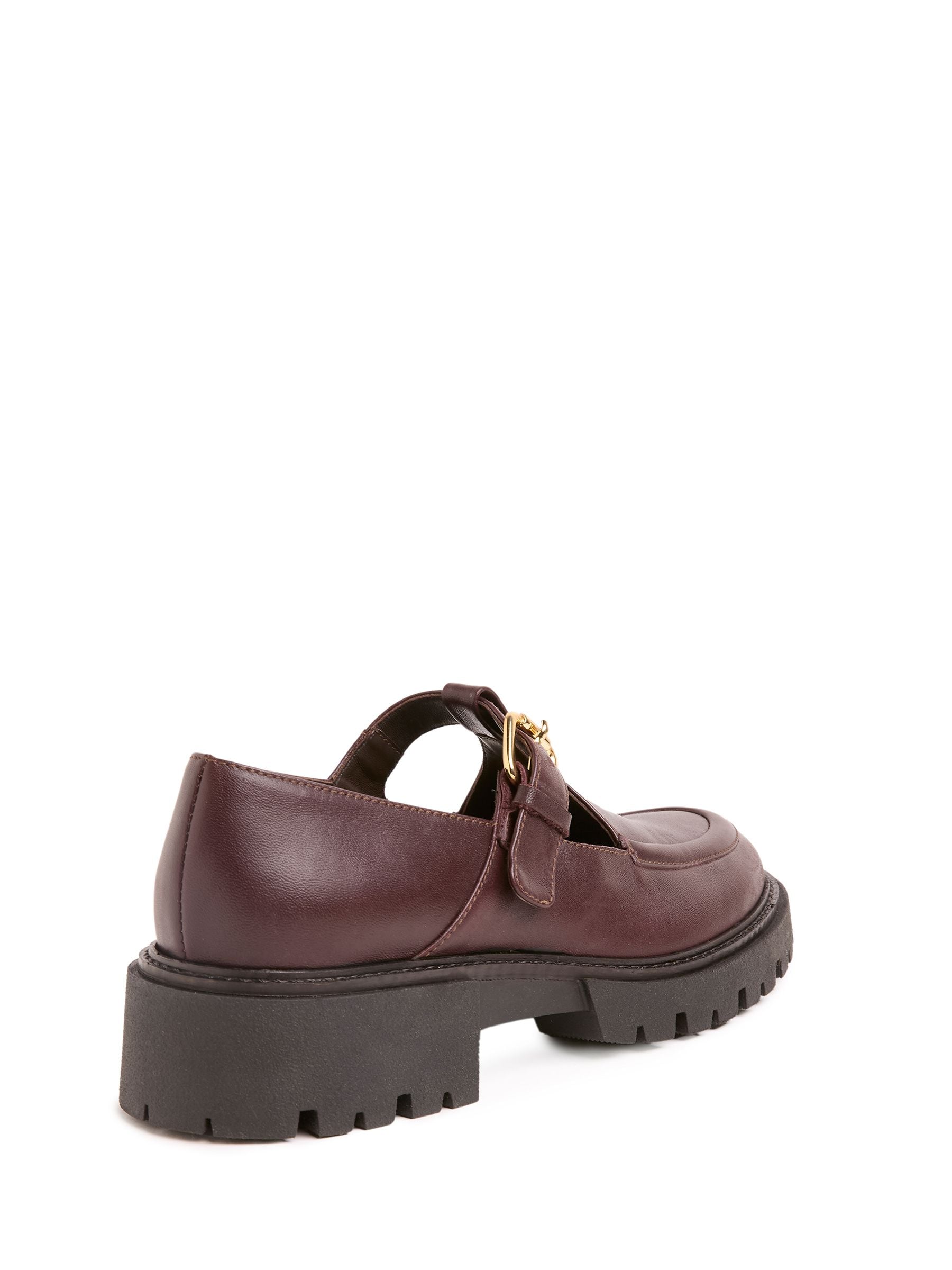 Buy Celtic & Co. Red Chunky T Bar Loafers from Next USA
